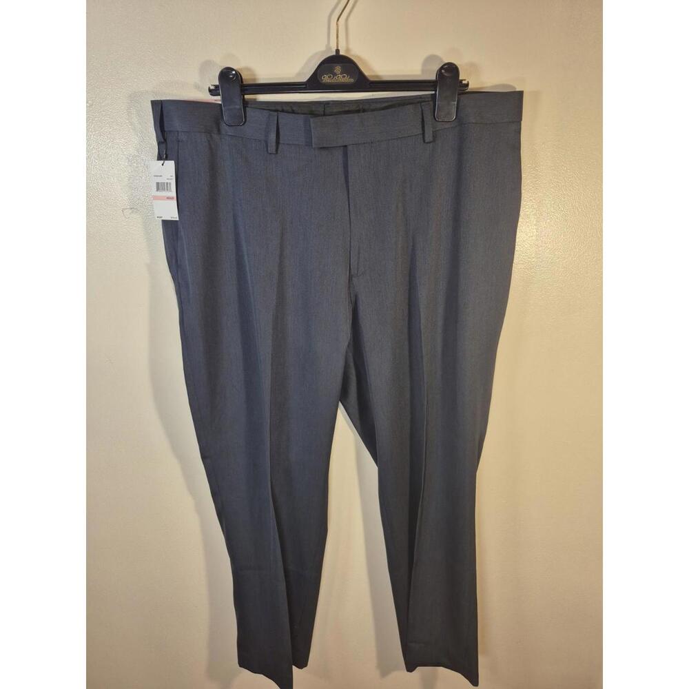 Perry Ellis Portfolio Dress Pants Men 40x29 Black Premium Premilux Classic Fit